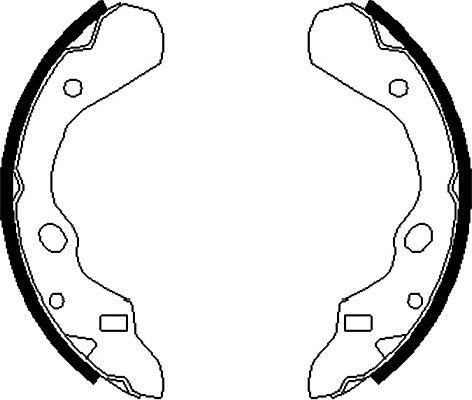 Kavo Parts BS-5413 - Komplet kočnica, bubanj kočnice www.molydon.hr