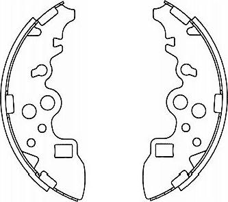 Kavo Parts BS-5436 - Komplet kočnica, bubanj kočnice www.molydon.hr