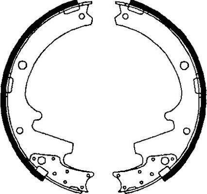 Kavo Parts BS-6406 - Komplet kočnica, bubanj kočnice www.molydon.hr