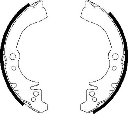 Kavo Parts BS-1905 - Komplet kočnica, bubanj kočnice www.molydon.hr