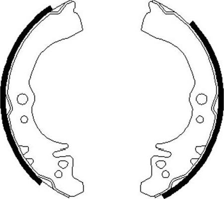 Kavo Parts BS-1907 - Komplet kočnica, bubanj kočnice www.molydon.hr