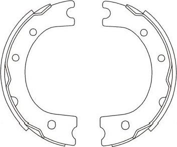 Kavo Parts BS-1924 - Komplet kočnica, bubanj kočnice www.molydon.hr