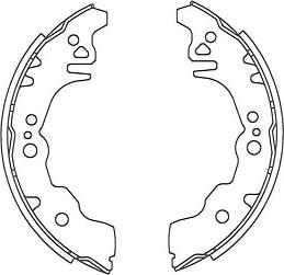 Kavo Parts BS-1925 - Komplet kočnica, bubanj kočnice www.molydon.hr