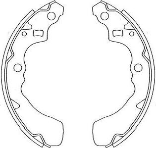 Kavo Parts BS-1920 - Komplet kočnica, bubanj kočnice www.molydon.hr