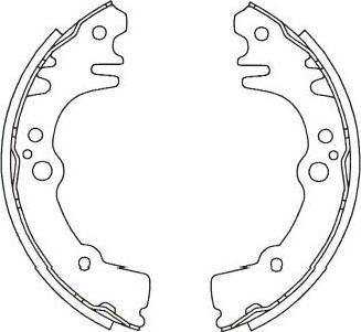 Kavo Parts BS-1923 - Komplet kočnica, bubanj kočnice www.molydon.hr