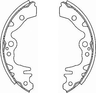 Kavo Parts BS-1922 - Komplet kočnica, bubanj kočnice www.molydon.hr