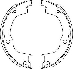 Kavo Parts BS-1404 - Komplet kočnica, bubanj kočnice www.molydon.hr