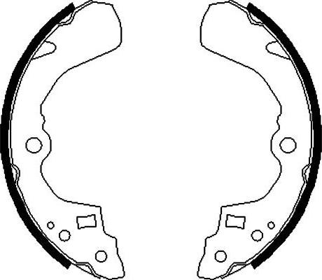 Kavo Parts BS-8907 - Komplet kočnica, bubanj kočnice www.molydon.hr