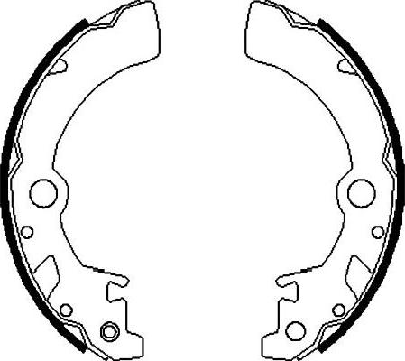 Kavo Parts BS-8915 - Komplet kočnica, bubanj kočnice www.molydon.hr