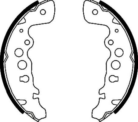 Kavo Parts BS-8916 - Komplet kočnica, bubanj kočnice www.molydon.hr