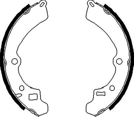 Kavo Parts BS-8910 - Komplet kočnica, bubanj kočnice www.molydon.hr