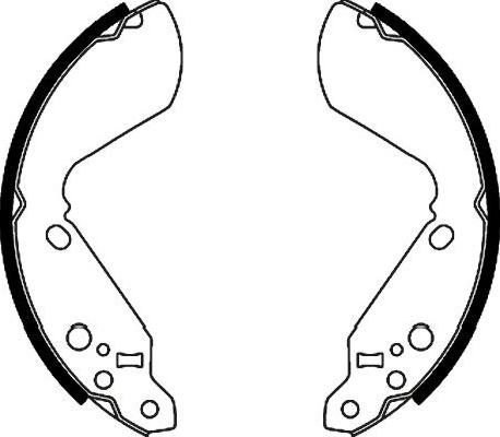 Kavo Parts BS-8911 - Komplet kočnica, bubanj kočnice www.molydon.hr