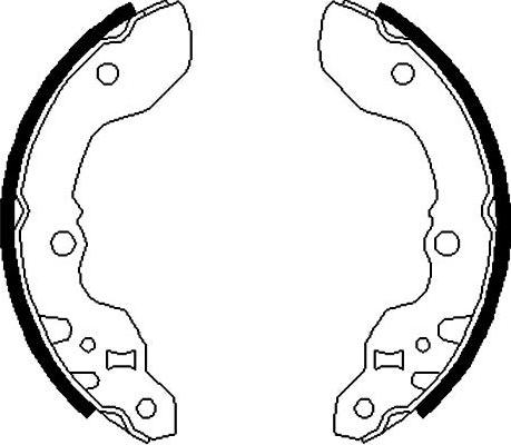 Kavo Parts BS-8912 - Komplet kočnica, bubanj kočnice www.molydon.hr