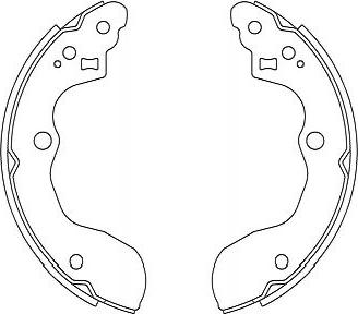 Kavo Parts BS-8934 - Komplet kočnica, bubanj kočnice www.molydon.hr