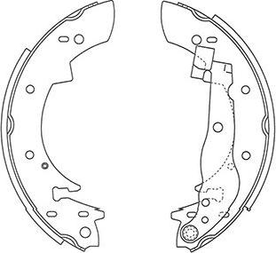 Kavo Parts BS-8935 - Komplet kočnica, bubanj kočnice www.molydon.hr