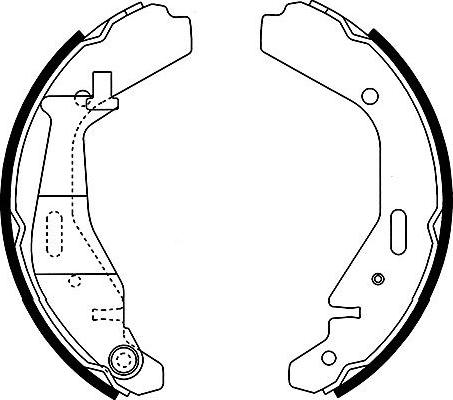 Kavo Parts BS-8926 - Komplet kočnica, bubanj kočnice www.molydon.hr