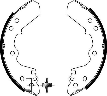 Kavo Parts BS-3909 - Komplet kočnica, bubanj kočnice www.molydon.hr