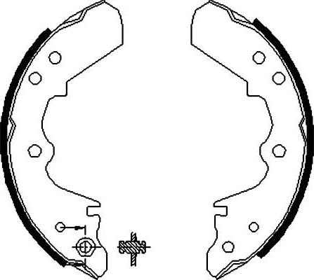 Kavo Parts BS-3900 - Komplet kočnica, bubanj kočnice www.molydon.hr