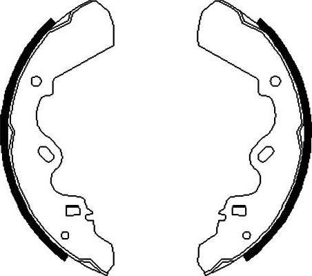 Kavo Parts KBS-3907 - Komplet kočnica, bubanj kočnice www.molydon.hr