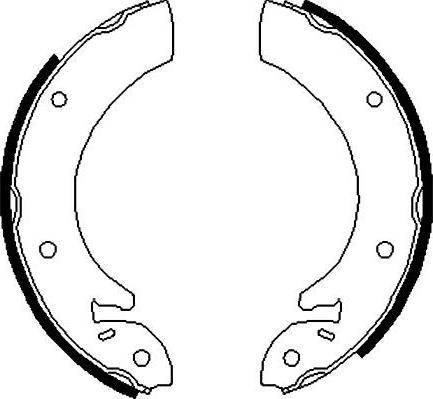 Kavo Parts BS-3408 - Komplet kočnica, bubanj kočnice www.molydon.hr