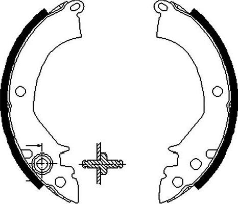 Kavo Parts BS-3402 - Komplet kočnica, bubanj kočnice www.molydon.hr