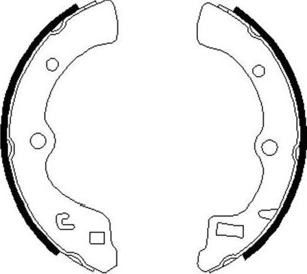 Kavo Parts BS-2902 - Komplet kočnica, bubanj kočnice www.molydon.hr