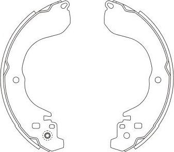 Kavo Parts BS-7439 - Komplet kočnica, bubanj kočnice www.molydon.hr