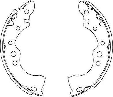 Kavo Parts BS-7434 - Komplet kočnica, bubanj kočnice www.molydon.hr