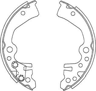 Kavo Parts BS-7433 - Komplet kočnica, bubanj kočnice www.molydon.hr