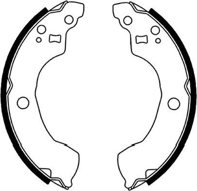 Kavo Parts BS-7427 - Komplet kočnica, bubanj kočnice www.molydon.hr