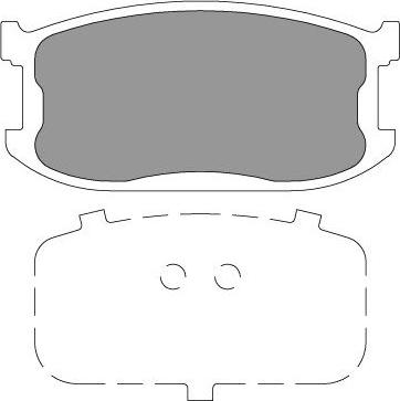 Kavo Parts KBP-4565 - Komplet Pločica, disk-kočnica www.molydon.hr