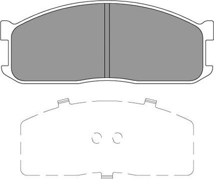 Kavo Parts KBP-4566 - Komplet Pločica, disk-kočnica www.molydon.hr