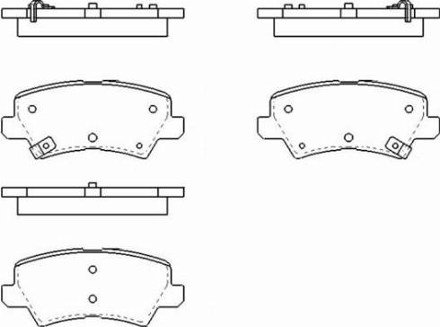 Kavo Parts KBP-4581 - Komplet Pločica, disk-kočnica www.molydon.hr