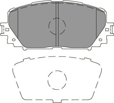 Kavo Parts KBP-5001 - Komplet Pločica, disk-kočnica www.molydon.hr