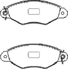 Kavo Parts KBP-6608 - Komplet Pločica, disk-kočnica www.molydon.hr