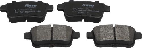 Kavo Parts KBP-10070 - Komplet Pločica, disk-kočnica www.molydon.hr