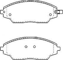 Kavo Parts KBP-1021 - Komplet Pločica, disk-kočnica www.molydon.hr