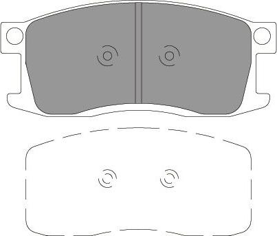 Kavo Parts KBP-2054 - Komplet Pločica, disk-kočnica www.molydon.hr