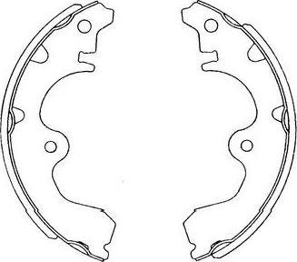 Kavo Parts KBS-9902 - Komplet kočnica, bubanj kočnice www.molydon.hr