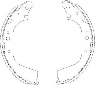 Kavo Parts KBS-9907 - Komplet kočnica, bubanj kočnice www.molydon.hr