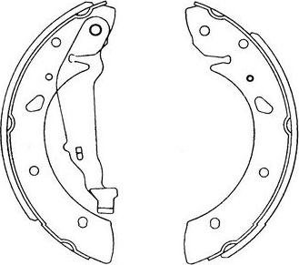 Kavo Parts KBS-9915 - Komplet kočnica, bubanj kočnice www.molydon.hr