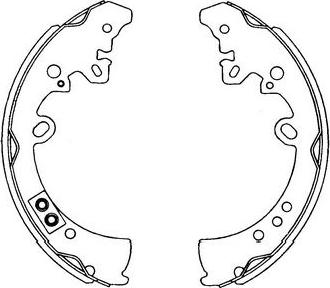 Kavo Parts KBS-9913 - Komplet kočnica, bubanj kočnice www.molydon.hr