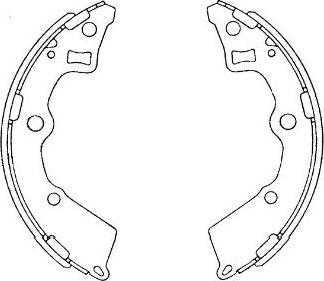 Kavo Parts KBS-4409 - Komplet kočnica, bubanj kočnice www.molydon.hr