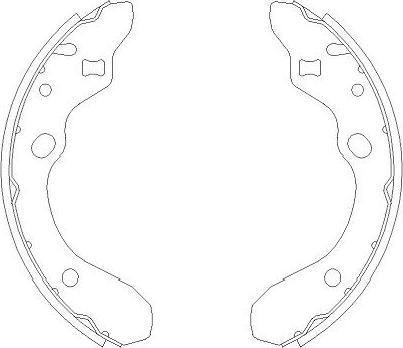 Kavo Parts KBS-5405 - Komplet kočnica, bubanj kočnice www.molydon.hr