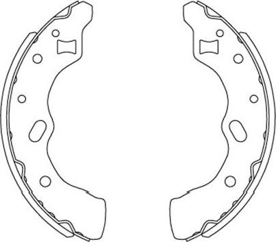 Kavo Parts KBS-5406 - Komplet kočnica, bubanj kočnice www.molydon.hr