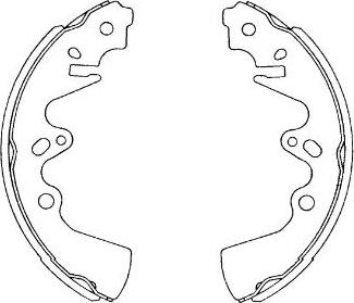 Kavo Parts KBS-5410 - Komplet kočnica, bubanj kočnice www.molydon.hr