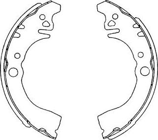 Kavo Parts KBS-1906 - Komplet kočnica, bubanj kočnice www.molydon.hr