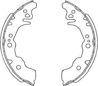 Kavo Parts KBS-1903 - Komplet kočnica, bubanj kočnice www.molydon.hr