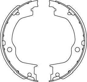 Kavo Parts KBS-1406 - Komplet kočnica, bubanj kočnice www.molydon.hr