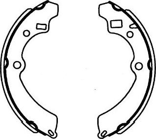 Kavo Parts KBS-8909 - Komplet kočnica, bubanj kočnice www.molydon.hr